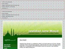 Tablet Screenshot of jalalabadjamemasjid.org.uk